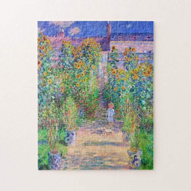 Konstnärens trädgård, Monet Pussel (Vertikal)