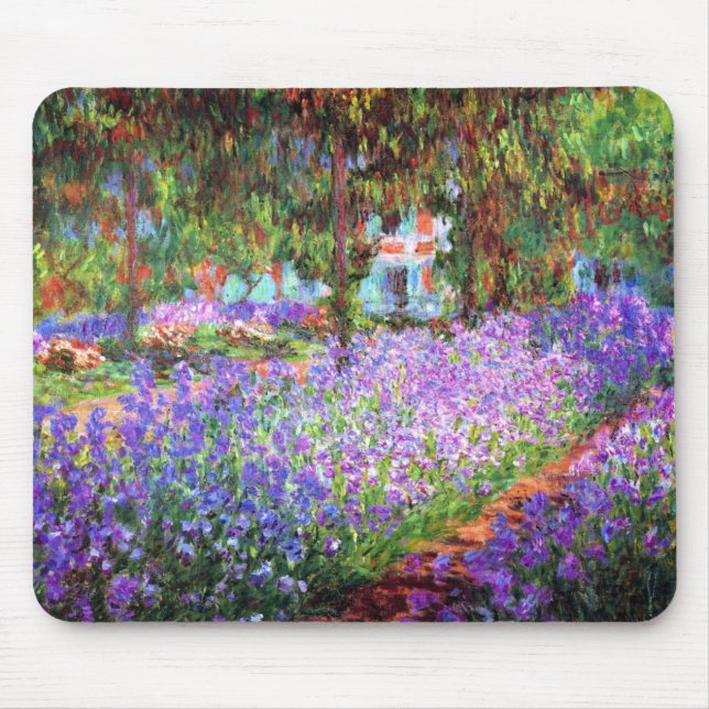 Konstnärens trädgård på Giverny, Claude Monet Musmatta (Framsidan)