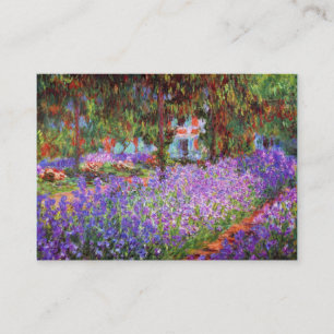 Konstnärens trädgård på Giverny vid den Monet Visitkort
