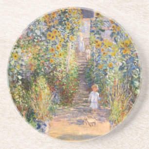 Konstnärens trädgård vid Claude Monet Underlägg Sandsten