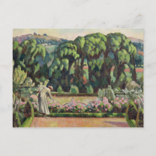Konstnärens trädgård vid Durbins, c.1915 (olja på Vykort
