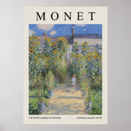 Konstnärens trädgård vid Vetheuil Poster