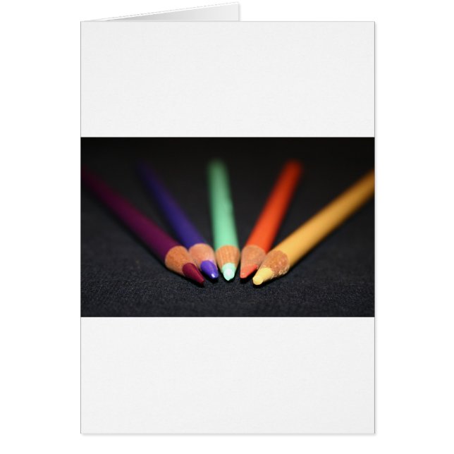 Konstnärens verktyg hälsningskort (Framsidan)