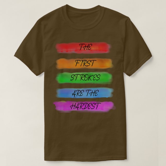 Konstnärer är den svåraste drivkraften t shirt (Design framsida)