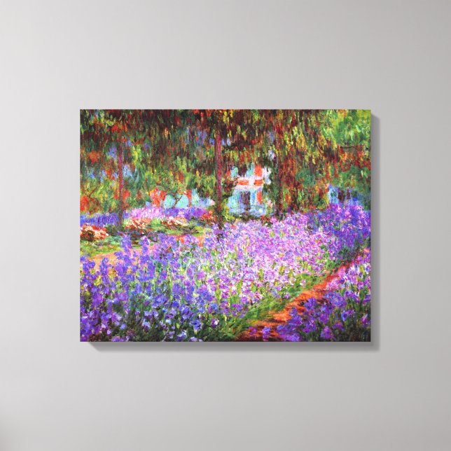 Konstnärer Garden Monet Fine Art Canvastryck (Framsida)