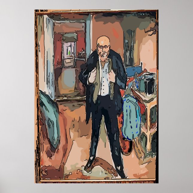 Konstnärer ger sig ut poster (Framsidan)