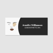 Konstnärer i ansikte, minimalistisk boho-skönhet,