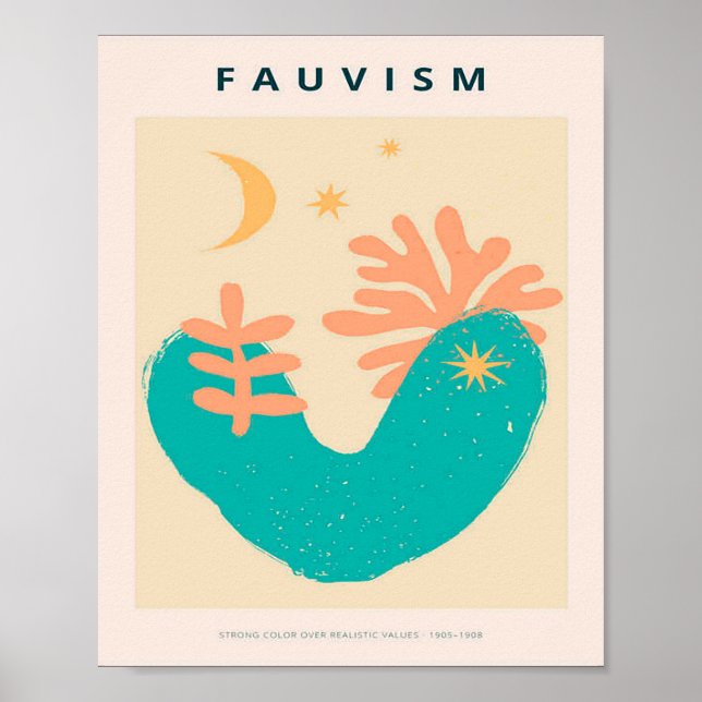 konstnärer, modern konst, poster (Framsidan)