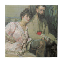 Konstnärer och maka (av Frantisek Kupka)