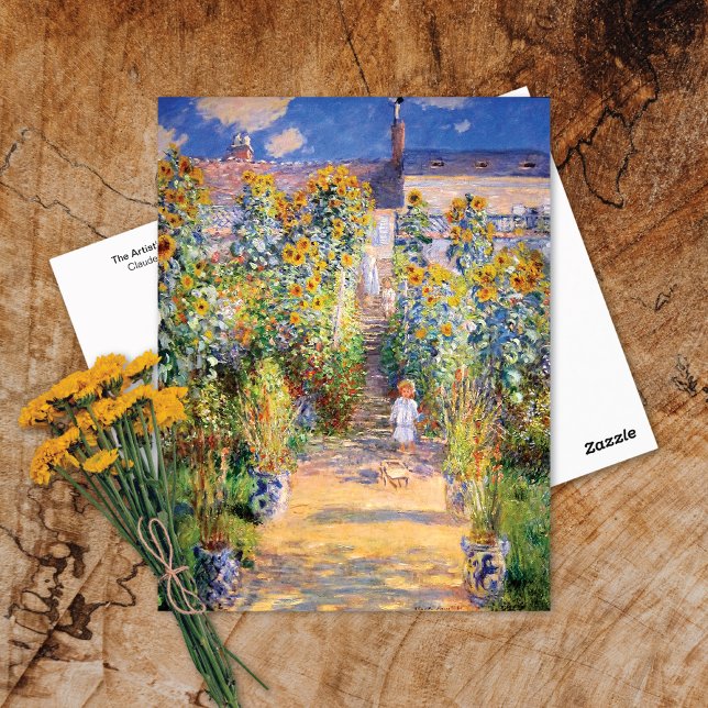 Konstnärer vid Vetheuil Claude Monet Vykort (Skapare uppladdad)