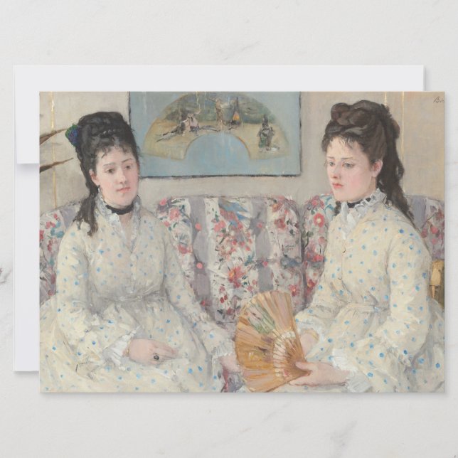 Konstnärerna (av Berthe Morisot) Kort (Framsida)