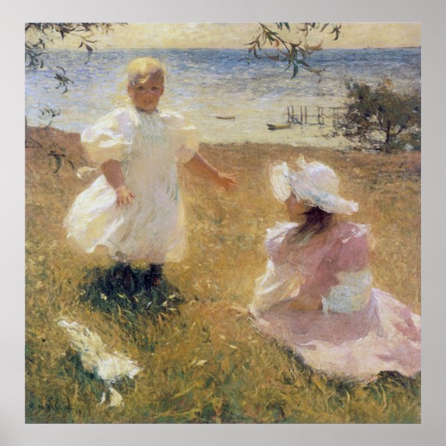 Konstnärerna, av Frank Weston Benson Poster (Framsidan)