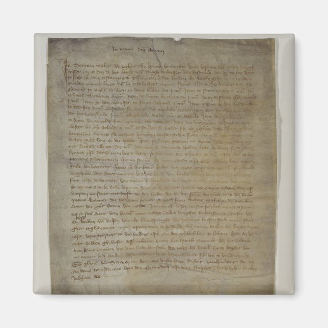 Konstnärets sista vilja och testamente magnet (Framsidan)