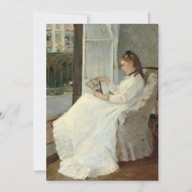 Konstnärets syster i ett fönster | Berthe Morisot (Framsida)