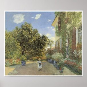 Konstnärhuset på Argenteuil, 1873 Poster