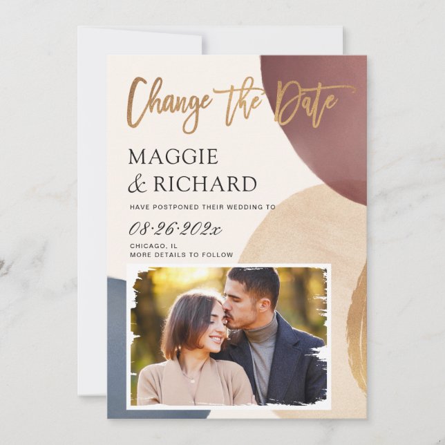 Konstnärlig abstrakt form Foto Ändra datum Spara Datumet (Framsida)