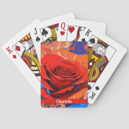 Konstnärlig Abstrakt MarLED Ro Casinokort