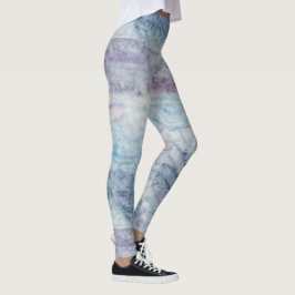 Konstnärlig Abstrakt Psykedelisk Färgexplosion Opa Leggings