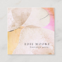 Konstnärlig Abstrakt Vattenfärgad konturruta