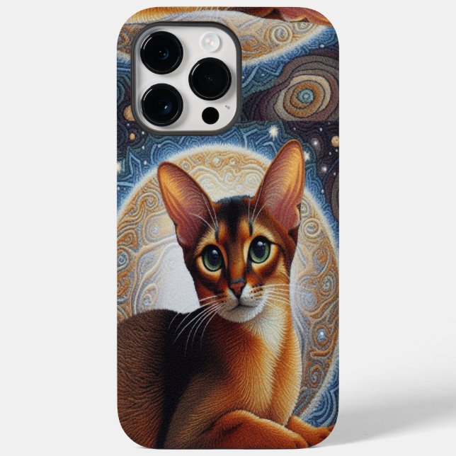 Konstnärlig Abyssiniansk katt, modern Abyssiniansk (Baksida)