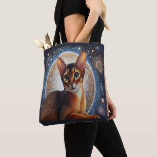 Konstnärlig Abyssiniansk katt, modern Abyssiniansk Tygkasse