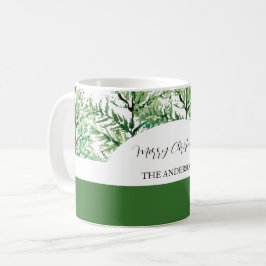 Konstnärlig akvarellträd Personlig Kaffemugg