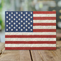 Konstnärlig amerikansk Flagga - handskisserad kons