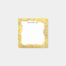 Konstnärlig ANPASSAD Chic Monogram Personlig Post-it Block