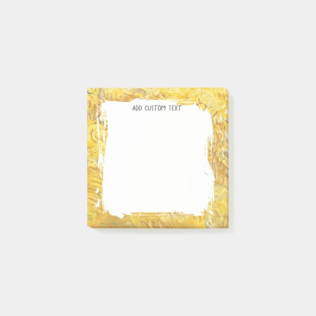 Konstnärlig ANPASSAD Chic Monogram Personlig Post-it Block (Framsida)