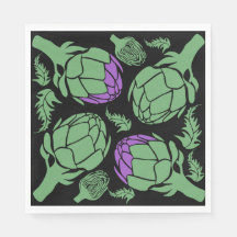 Konstnärlig Artichocke Hemdekor