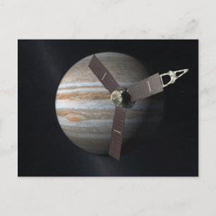 Konstnärlig återgivning av JUNO-orbiter vid Jupite Vykort
