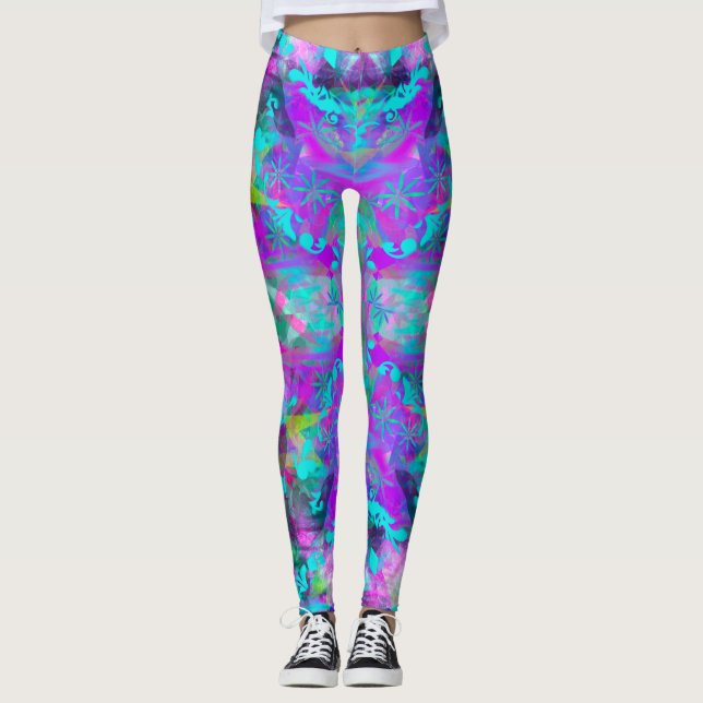 Konstnärlig Av CBDOilPrinsessa  Leggings (Framsida)