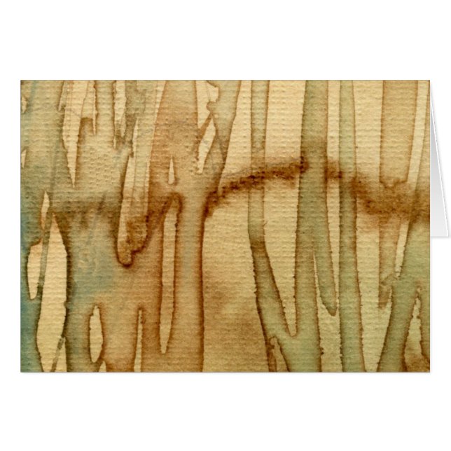 Konstnärlig bakgrundsvattenfärg 2 hälsningskort (Framsidan Horizontal)