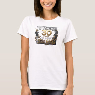 Konstnärlig blå TOOK 30 SER BRA UT Konstnärlig kom T Shirt