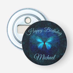 Konstnärlig blåsmörflygsdesign, öppnare Flaska