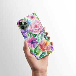 Konstnärlig Blommigt i iphone case