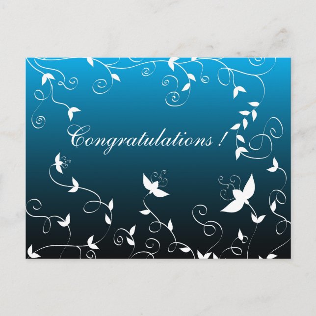 Konstnärlig blommigt vykort (Framsida)