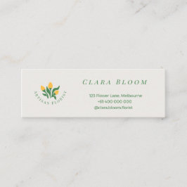 Konstnärlig Blomsterhandlare Minimalistisk Botanis