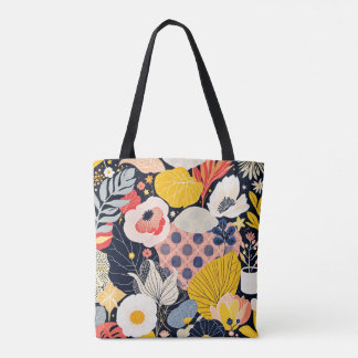 Konstnärlig bohemisk stil Totebag. Tygkasse