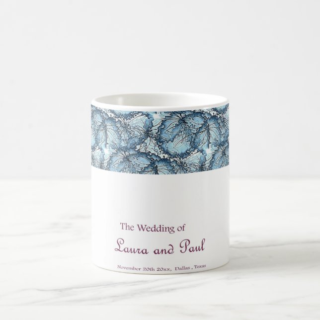 Konstnärlig bröllopmugg kaffemugg (Center)