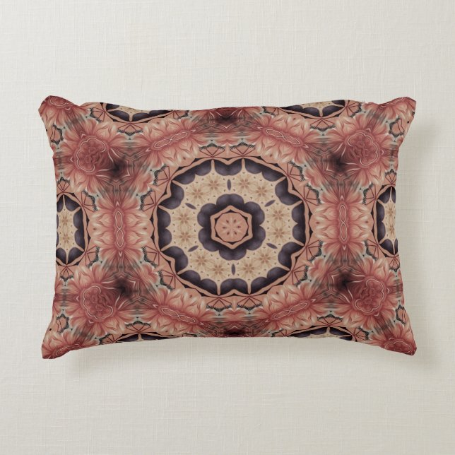 Konstnärlig design. Art deco motif mönster med lyx Prydnadskudde (Framsidan)