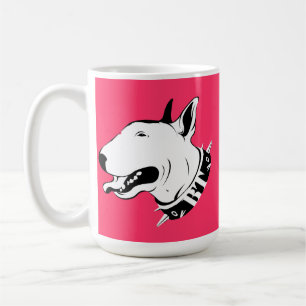 Konstnärlig design för tjurTerrierhund aveln Kaffemugg