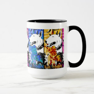 Konstnärlig design för tjurTerrierhund aveln Mugg