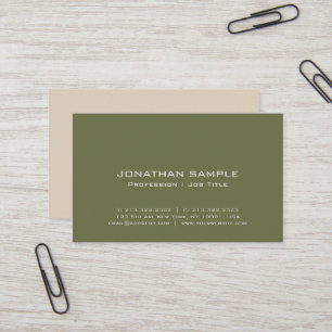 Konstnärlig design, modern Professionell Visitkort