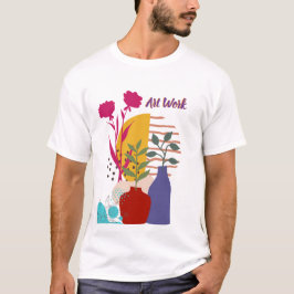Konstnärlig design t shirt
