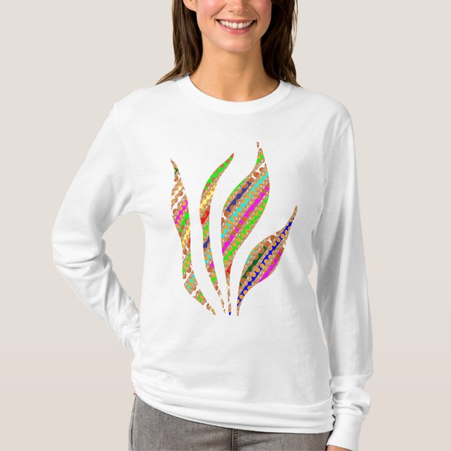 Konstnärlig energi från andlig i Behålla FLAME (BR T Shirt (Framsida)