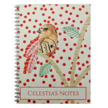 Konstnärlig fågel Thned Journal