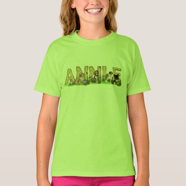 Konstnärlig fantasi, färgglada fågelteckningar t shirt (Framsida)