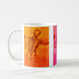 konstnärlig figur designer kaffemugg