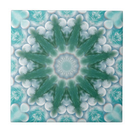 Konstnärlig flodvåg för Geometric Sea Star Bathroo Kakelplatta